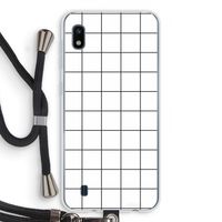 Rooster: Samsung Galaxy A10 Transparant Hoesje met koord