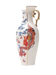 Seletti vase imprimé - Blanc