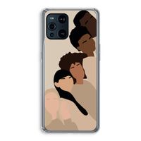 Sweet creatures: Oppo Find X3 Transparant Hoesje Sweet creatures: Oppo Find X3 Transparant Hoesje