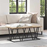 Salontafel artisanaal eikenkleurig 100 x 50 x 40 cm