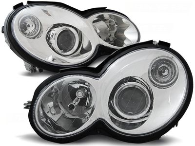 Tuning-Tec Koplampen MERCEDES CL203 C-Klasse 00-04 CHROOM