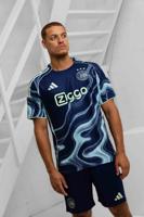 Ajax Uit Shirt Senior 2025/2026 - Maat L - Kleur: DonkerblauwLichtgroen | Soccerfanshop