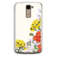 Wilde bloemen: LG K10 (2016) Transparant Hoesje
