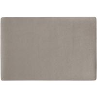 Zeller placemats lederlook - 45 x 30 cm - taupe - vegan leer - tafel onderleggers