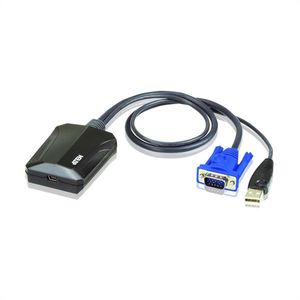 ATEN CV211 Zwart, Blauw video kabel adapter
