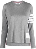 Thom Browne t-shirt à 4 bandes signature - Gris - thumbnail