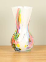 Glazen kelkvaasje gekleurd, 22 cm Glazen kelkvaasje gekleurd, 22 cm