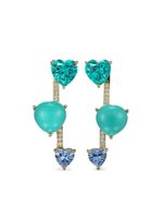 Anabela Chan boucles d'oreilles Pendulum en or 18ct - Bleu