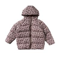 Your wishes winter winterjas meisjes - oranje - Sweet Leopard - puffer
