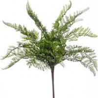 Fern forest bush 40 cm green kunstbloem zijde nepbloem - Emerald