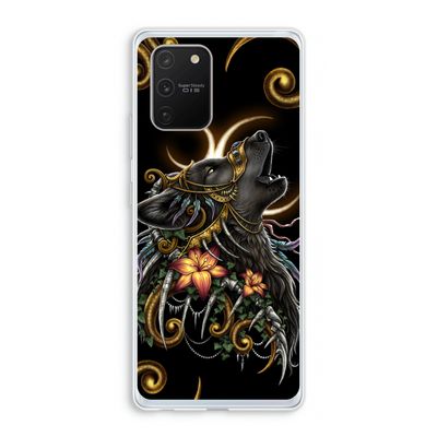 Huilende Wolf: Samsung Galaxy S10 Lite Transparant Hoesje