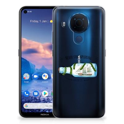 Nokia 5.4 Telefoonhoesje met Naam Boho Bottle