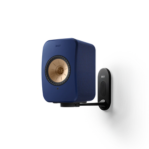 KEF Combi Deal LSX II Wireless Stereo Speakers + B1 Wall Bracket - Blauw/Zwart