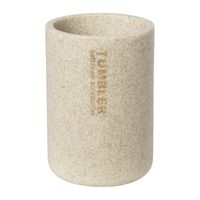 Beker sand - beige - ø8x11.5 cm Beker sand - beige - ø8x11.5 cm