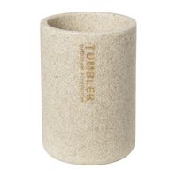 Beker sand - beige - ø7.9x11.5 cm