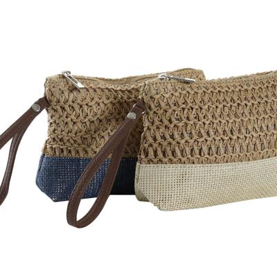 Toilettas DKD Home Decor Vezel Geel Blauw Wit Rood Beige (4 Stuks)