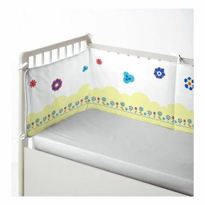 Wiegbeschermer Cool Kids Funny Lion (60 x 60 x 60 + 40 cm)