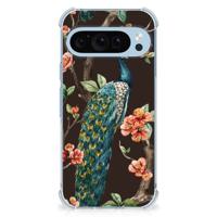 Google Pixel 9 | 9 Pro Case Anti-shock Pauw met Bloemen
