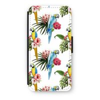 Kleurrijke papegaaien: iPhone 7 Flip Hoesje