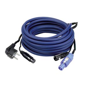 DAP Audio Power/Signaal kabel Schuko - Powercon & XLR female - XLR male, 20 meter