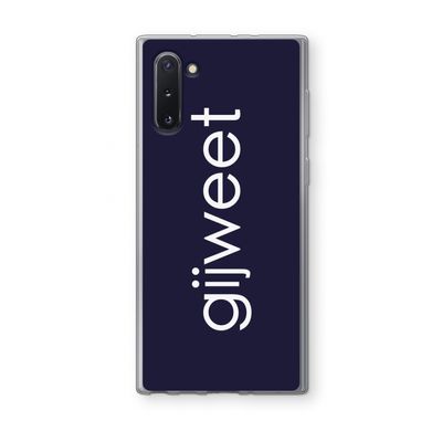 Gijweet: Samsung Galaxy Note 10 Transparant Hoesje