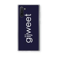 Gijweet: Samsung Galaxy Note 10 Transparant Hoesje