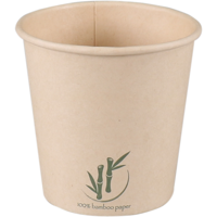 Depa | Beker | Bamboepapier + PE | 100ml | 60mm | lichtbruin | 2000 stuks