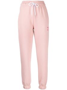 BAPY BY *A BATHING APE® pantalon de jogging à slogan brodé - Rose