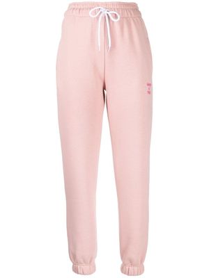 BAPY BY *A BATHING APE® pantalon de jogging à slogan brodé - Rose