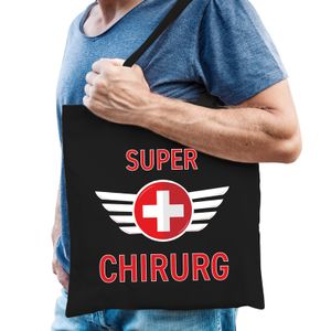 Super chirurg cadeau tas zwart voor heren