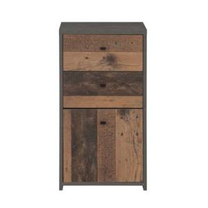 Meubella Dressoir Sahara - Old wood - Grijs - 40 cm