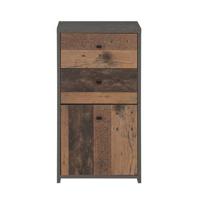 Meubella Dressoir Sahara - Old wood - Grijs - 40 cm - thumbnail