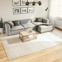 VidaXL Vloerkleed istan hoogpolig glanzend 240x340 cm crèmekleurig