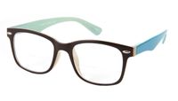 Leesbril bifocaal INY Gatsby G51900 bruin/turkoois +3.00