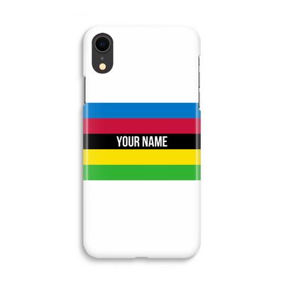 WK Wielrennen: iPhone XR Volledig Geprint Hoesje WK Wielrennen: iPhone XR Volledig Geprint Hoesje