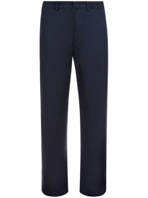 Bally pantalon en coton à coupe droite - Bleu