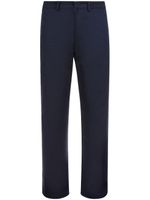 Bally pantalon en coton à coupe droite - Bleu