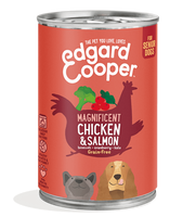 Edgard & Cooper Kip & Zalm Senior hond natvoer blik 400 gram