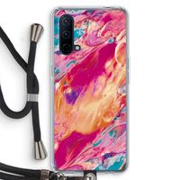 Pastel Echoes: OnePlus Nord CE 5G Transparant Hoesje met koord