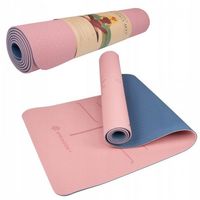 Viking Choice  Yogamat 183 x 61 x 0,6 cm roze en blauw - thumbnail