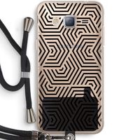 Magic pattern: Samsung Galaxy J3 (2016) Transparant Hoesje met koord