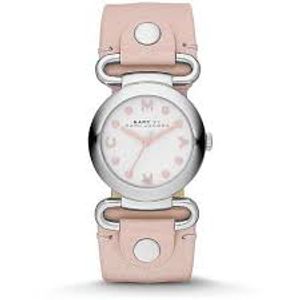 Horlogeband Marc by Marc Jacobs MBM1305 Leder Roze 24mm