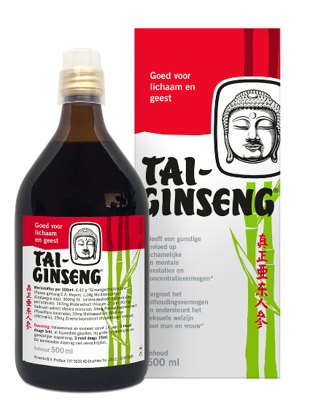 Tai-Ginseng Vloeibaar Tai - Ginseng Ginseng Elixer 500ml Tai-Ginseng Vloeibaar Tai - Ginseng Ginseng Elixer 500ml