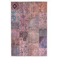 Heritaged Patchwork vloerkleed - Fade Dreamer paars - 230x330 cm