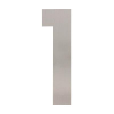 Intersteel Huisnummer 1 XXLNumbra 50cm RVS - 0035.402121