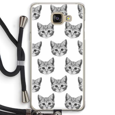 Kitten: Samsung Galaxy A5 (2016) Transparant Hoesje met koord