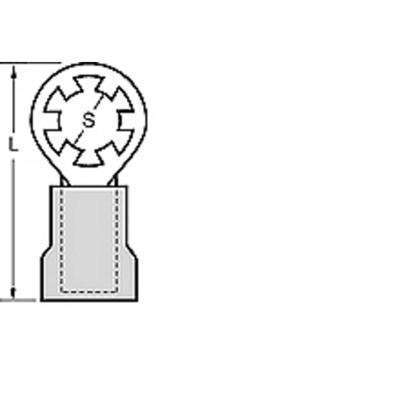 Molex 19077-0025 Ringkabelschoen 1 stuk(s) Bag
