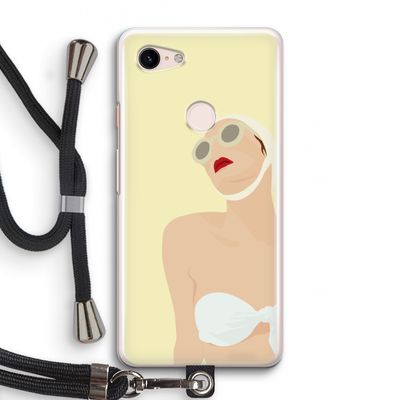 Summer: Pixel 3 Transparant Hoesje met koord