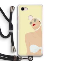 Summer: Pixel 3 Transparant Hoesje met koord