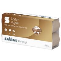 Toiletpapier Satino MT1 PureSoft 3-laags 250 vel naturel 076970 | 8 stuks